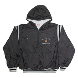 BIRDIE Dickson City Mens Shell Jacket Black Nylon Hooded XL