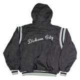 BIRDIE Dickson City Mens Shell Jacket Black Nylon Hooded XL