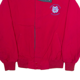 AUBURN Fresno State Bulldogs Mens Track Jacket Red Nylon USA M