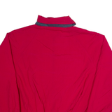 AUBURN Fresno State Bulldogs Mens Track Jacket Red Nylon USA M