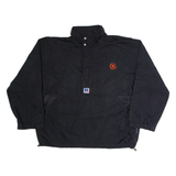 RUSSELL ATHLETIC Mens Track Jacket Black Nylon XL