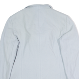 RED VALENTINO Womens Blazer Waistcoat Blue Wool S