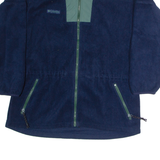 COLUMBIA Womens Fleece Jacket Blue XL