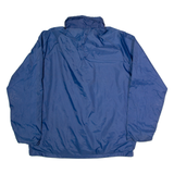 TRAX Mens Track Jacket Blue Nylon L