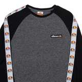 ELLESSE Mens T-Shirt Grey Long Sleeve S
