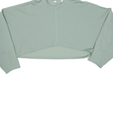 ADIDAS Cropped Womens Sweatshirt Green L