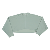 ADIDAS Cropped Womens Sweatshirt Green L