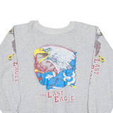 The Last Eagle Mens Sweatshirt Grey 90s USA L