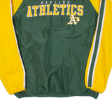 MLB Oakland Athletics Mens Sweatshirt Green V-Neck USA L