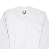 NFL Colts Mens Sweatshirt White V-Neck USA L