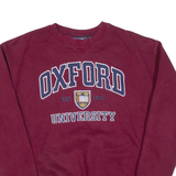 Oxford University Mens Sweatshirt Maroon M