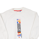 ADIDAS Originals World Womens Sweatshirt White UK 6