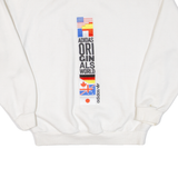 ADIDAS Originals World Womens Sweatshirt White UK 6