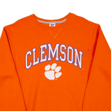RUSSELL ATHLETIC Clemson Mens Sweatshirt Orange USA S