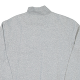NAUTICA Mens Sweatshirt Grey 1/4 Zip L