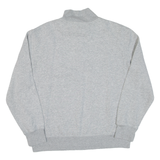 NAUTICA Mens Sweatshirt Grey 1/4 Zip L