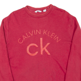 CALVIN KLEIN Mens Sweatshirt Red M