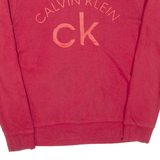 CALVIN KLEIN Mens Sweatshirt Red M