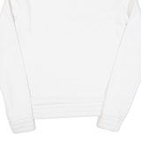 FILA Womens Sweatshirt White 1/4 Zip S