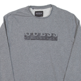GUESS Mens Sweatshirt Grey S