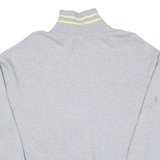 LEVI'S Womens Sweatshirt Grey 1/4 Zip S