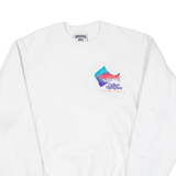 LEE Parkers Lighthouse Mens Sweatshirt White USA M