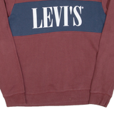 LEVI'S Mens Sweatshirt Maroon M