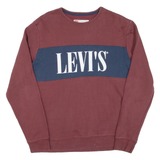 LEVI'S Mens Sweatshirt Maroon M