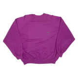 ADIDAS Womens Sweatshirt Purple 90s L
