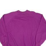 ADIDAS Womens Sweatshirt Purple 90s L