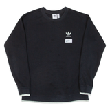 ADIDAS Womens Sweatshirt Black UK 10