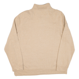 NAUTICA Mens Sweatshirt Beige 1/4 Zip XL