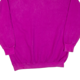 TRAVAUX Minnie Mouse Womens Sweatshirt Purple Collared 90s L