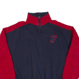FUBU Mens Sweatshirt Blue 1/4 Zip 2XL