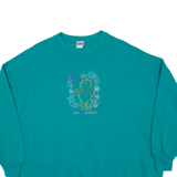 POOH Winnie The Pooh Womens Sweatshirt Blue XL