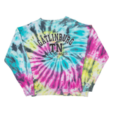 SANJEEV Gatlinburg Tennessee Tie Dye Mens Sweatshirt Blue USA XL