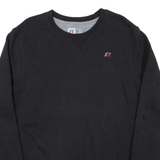 RUSSELL ATHLETIC Mens Sweatshirt Black L