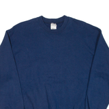 SOFFE Mens Sweatshirt Blue L