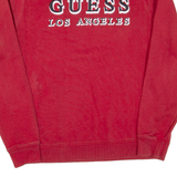 GUESS Mens Sweatshirt Red L