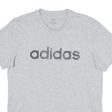 ADIDAS Mens T-Shirt Grey Crew Neck M