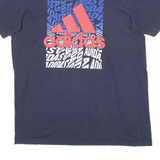 ADIDAS Mens T-Shirt Blue Crew Neck M