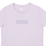 LEVI'S Mens T-Shirt Purple Crew Neck M