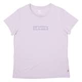 LEVI'S Mens T-Shirt Purple Crew Neck M