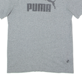 PUMA Mens T-Shirt Grey Crew Neck S