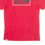 THE NORTH FACE Mens T-Shirt Red Crew Neck S