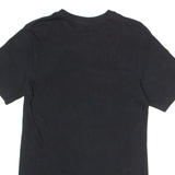 NIKE Mens T-Shirt Black Crew Neck S