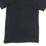 NIKE Mens T-Shirt Black Crew Neck S