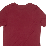 NIKE Just Do It. Athletic Cut Mens T-Shirt Red Crew Neck M