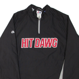 MAJESTIC Mens Pullover Jacket Black S