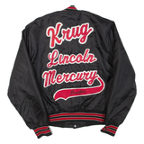 HOLLOWAY Mens Bomber Jacket Black Nylon M